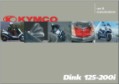 Руководство по эксплуатации и техническому обслуживанию Kymco Dink 125-200 (i)